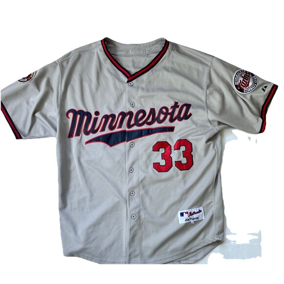 Majestic Minnesota Twins Justin Morneau #33 Authentic MLB Jersey Sz 54 - Picture 7 of 7